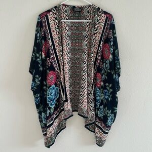 Angie Boho Printed Open Kimono